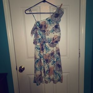 One shoulder summer dress